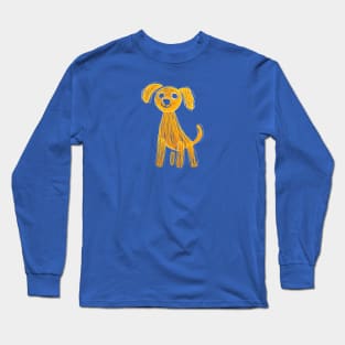 Crayon Puppy #2 Long Sleeve T-Shirt